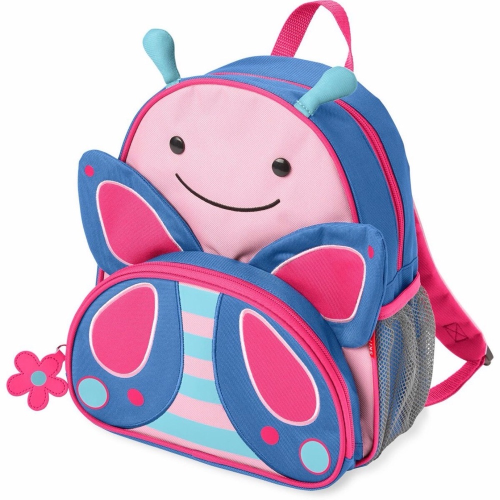 Skip Hop Butterfly Backpack for Kids - Pink and Blue
